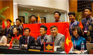 Đoàn Việt Nam do Thứ trưởng Ngoại giao Nguyễn Minh Vũ dẫn đầu tham dự kỳ họp. (Ảnh: Mofa)