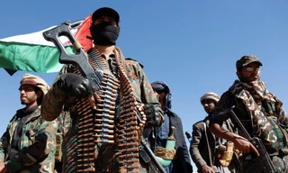 Các thành viên của lực lượng Houthi ở Yemen. (Ảnh: AP)