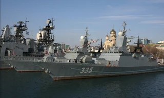 Tàu hộ vệ Gromky của Nga. (Ảnh: Wikipedia)