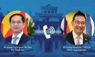 Bộ trưởng Ngoại giao Bùi Thanh Sơn và Bộ trưởng Ngoại giao Thái Lan Maris Sangiampongsa. (Ảnh: Mofa)
