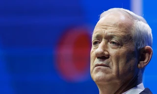 Ông Benny Gantz, một thành viên trong nội các chiến tranh của Israel. (Ảnh: Bloomberg)