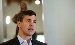 Tổng thống Paraguay Santiago Pena. (Ảnh: Reuters)