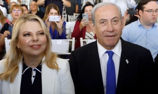 Thủ tướng Benjamin Netanyahu và phu nhân. (Ảnh: Reuters)