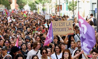 Người Pháp biểu tình ở thành phố Marseille ngày 7/9. (Ảnh: Reuters)