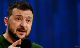 Tổng thống Ukraine Volodymir Zelensky. (Ảnh: Reuters)