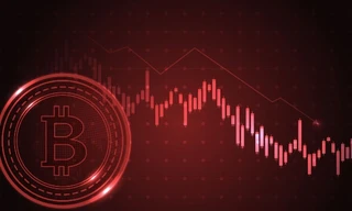 Giá bitcoin giảm mạnh sau khi liên tục lập kỷ lục. (Đồ họa: Kitco)