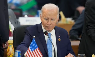 Tổng thống Mỹ Joe Biden tại thượng đỉnh G20 ở Brazil ngày 18/11. (Ảnh: AP)
