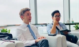 Đại sứ EU tại Việt Nam Julien Guerrier. (Ảnh: Thu Loan)