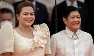 Tổng thống Philippines Ferdinand Marcos Jr và Phó Tổng thống Sara Duterte. (Ảnh: Reuters)