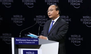 Thủ tướng Nguyễn Xuân Phúc phát biểu tại phiên khai mạc toàn thể WEF