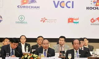 Thủ tướng Nguyễn Xuân Phúc phát biểu chỉ đạo tại VBF cuối kỳ 2018. Ảnh: Tuấn Nguyễn