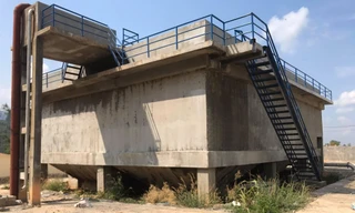 Một hạng mục của dự án cấp nước 99 tỷ đồng tại huyện Ia H’Drai. Ảnh: Đình Văn