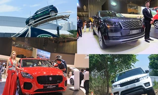 Bên cạnh trình diễn 2 mẫu xe mới, Land Rover còn trưng bày nhiều mẫu xe sang khác cùng các hoạt động trải nghiệm Above & Beyond Tour độc đáo