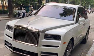 Rolls-Royce Cullinan màu trắng nguyên bản khi mới nhập về