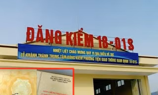 Hình ảnh giấy chứng nhận đăng kiểm có chữ ký được cho là của ông Nguyễn Đình Phong ký sẵn ngày 6/12/2018.