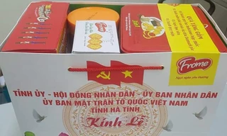 Suất quà tặng gia đình người có công dịp 27/7 vừa qua ở Hà Tĩnh 