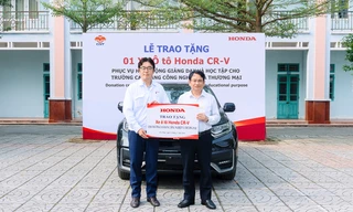 Honda Việt Nam trao tặng ô tô, xe máy và động cơ cho 25 trường Cao đẳng, Trung cấp nghề năm 2024