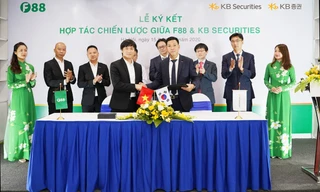 Lãnh đạo F88 và KB Financial Group ký kết hợp tác chiến lược ngày 15/9
