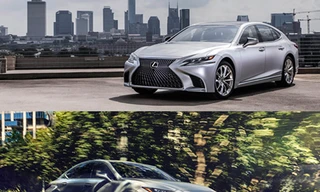 LS500 và LS500h (bản động cơ hybrid) phiên bản 2019 (ảnh trên) và ES 250 2019 (ảnh dưới)