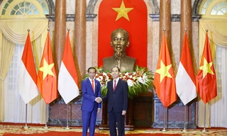 Lễ đón chính thức Tổng thống Indonesia tại Hà Nội