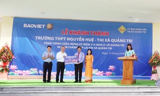 Tập đoàn Bảo Việt dành 15 tỷ đồng xây dựng Trường THPT Nguyễn Huệ, Quảng Trị