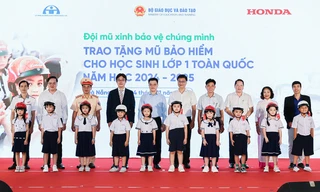Honda Việt Nam phát động Trao tặng mũ bảo hiểm cho học sinh lớp 1 miền Trung năm học 2024–2025