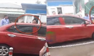 Video: Nhóm người lập trạm thu phí ở bệnh viện, hành hung tài xế