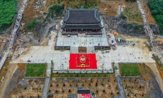 Chùa Tam Chúc chuẩn bị đón 20.000 khách dự đại lễ Phật Đản