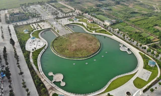 Ngắm công viên âm nhạc sắp hoàn thành ở Thủ đô