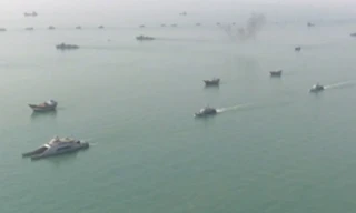 Hải quân Iran tập trận gần eo biển Hỏmuz giữa căng thẳng với Mỹ