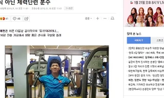 Báo Hàn Quốc ca ngợi tinh thần tập luyện của tuyển Việt Nam