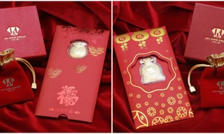 Quà 'độc' dịp Tết: Lì xì làm bằng vàng 24K giá 'mềm'
