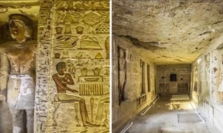 Choáng váng bước vào hầm mộ hơn 4000 năm tuổi