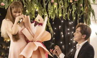 Sau gần 2 năm ly dị, Thu Thuỷ được bạn trai kém 10 tuổi quỳ gối cầu hôn