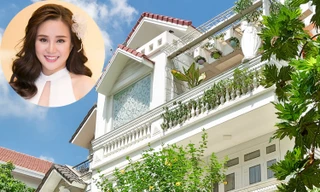 Biệt thự bốn tầng, 1.400 m2 của vợ chồng Vy Oanh