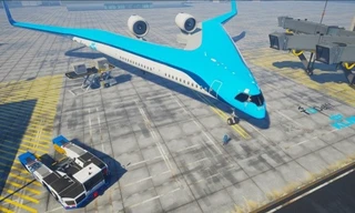 Máy bay thế hệ mới hình chữ V, không thân không đuôi