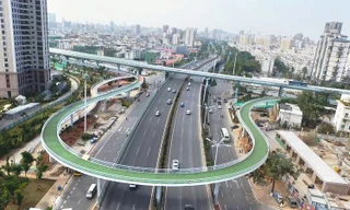 Đường trên cao với 2.000 xe đạp giờ cao điểm ở Trung Quốc