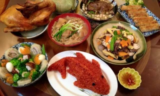 Mâm cỗ cúng ông Công, ông Táo