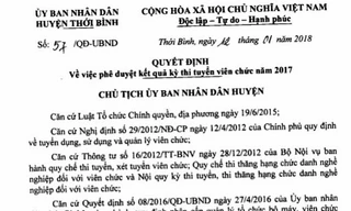 ‘Thủ khoa’ trượt viên chức sau phúc khảo, 3 ‘người nhà’ lãnh đạo lại đậu