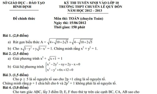 Tin 'hot' giáo dục: Thầy giáo làm lộ đề thi ở Khánh Hòa