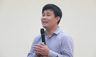 Ông Sái Công Hồng trả lời trong cuộc họp báo sáng 27/4