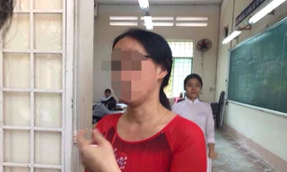  Cô Trần Thị Minh Châu, giáo viên Trường THPT Long Thới, TPHCM giải thích việc nhiều tháng liền lên lớp nhưng không giảng bài cho học sinh lớp 11A1.