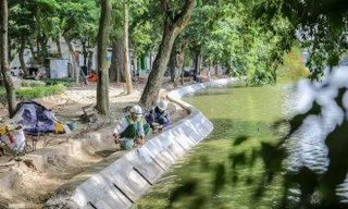 Hợp 3 mũi thi công, kè hồ Hoàn Kiếm chuẩn bị 'về đích'