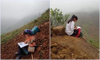 Dù không đủ điều kiện học online, teen miền núi vẫn cố gắng hết sức vượt khó