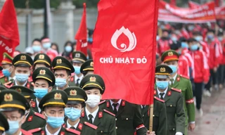 Sinh viên Hà Nội hào hứng tham gia hiến máu trong ngày hội Chủ Nhật Đỏ 2021