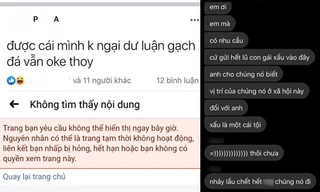 Thể hiện mình không ngại “gạch đá”, nam sinh miệt thị ngoại hình bạn nữ đã khóa Facebook