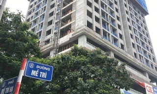 Đứt cáp cẩu trục tại công trình cao ốc The Sun