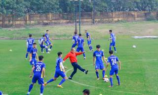 Tuyển Việt Nam tập trận chuẩn bị chiến dịch chinh phục Asian Cup 2019