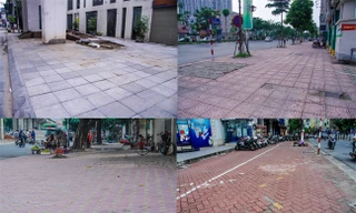 UBND TP Hà Nội yêu cầu các quận, huyện, thị xã không được triển khai thực hiện tràn lan các dự án xây dựng, cải tạo, chỉnh trang vỉa hè.