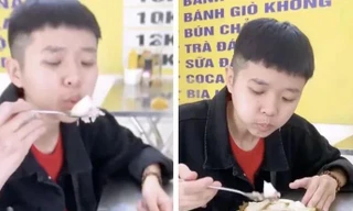 Chê quán bán bánh giò nguội nhưng vừa ăn vừa thổi, hot TikToker bị dân mạng phản đối